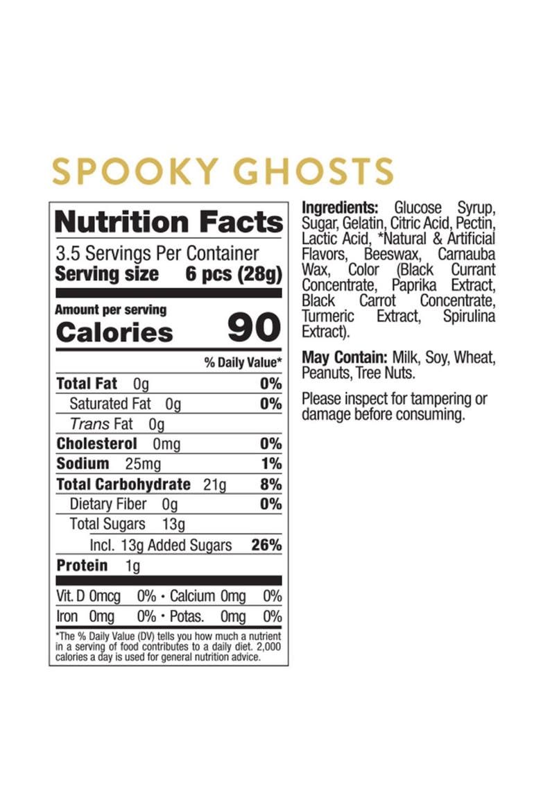 3-Pack Spooky Ghosts Candy Cubes, Alternate, color, NO COLOR