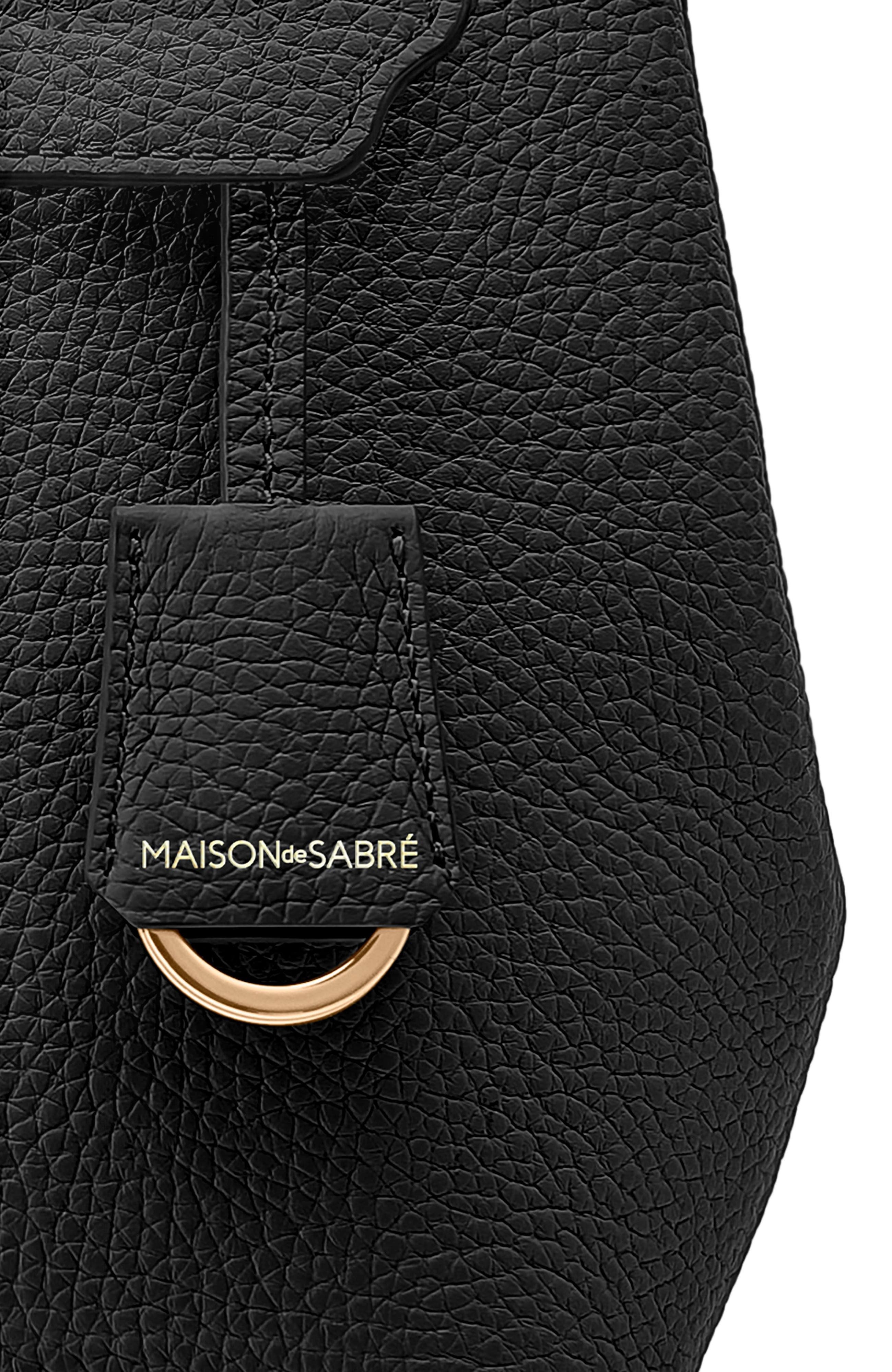 MAISON de SABRÉ Mini Soft Leather Backpack, Alternate, color, 
