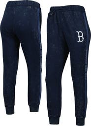 THE WILD COLLECTIVE Women's The Wild Collective Navy Boston Red Sox Marble Jogger Pants