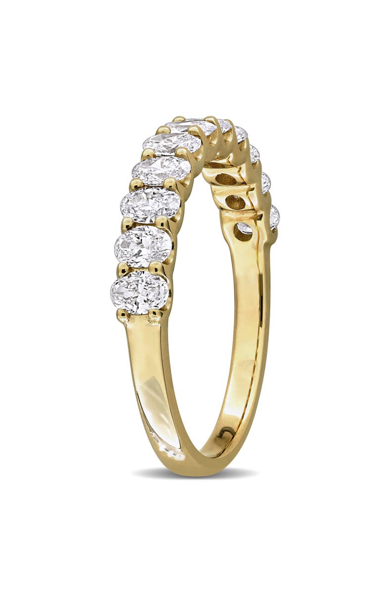 Julianna B. 1 CTW Oval Lab-Grown Diamond Band 14k, Alternate, color, Yellow Gold