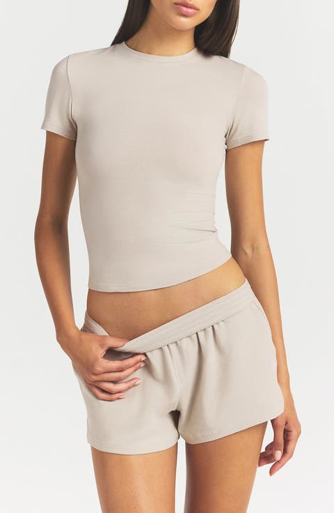 Stretch Cotton Jersey T-Shirt
