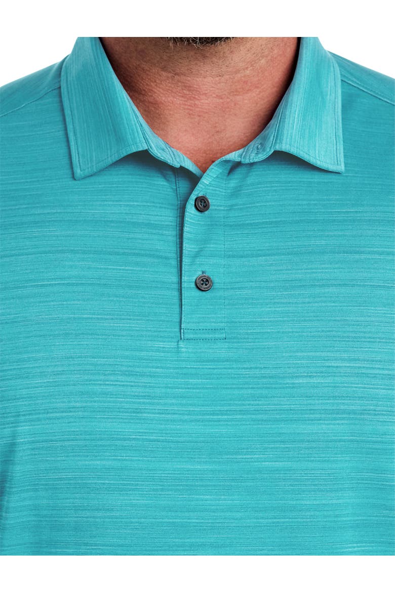 Big & Tall Performance Space-Dyed Polo Shirt, Alternate, color, ESCAPE BLUE