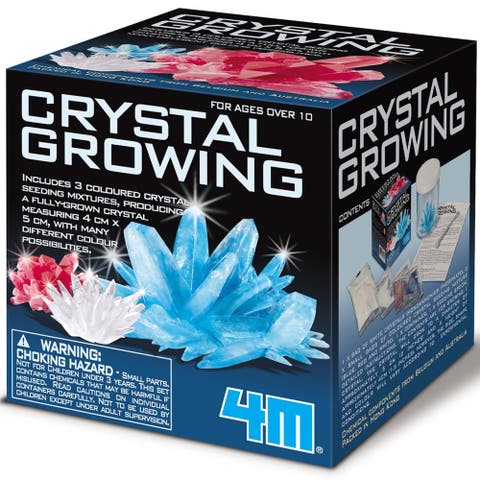 Crystal Growing Craft Kit, Create 3 Crystals