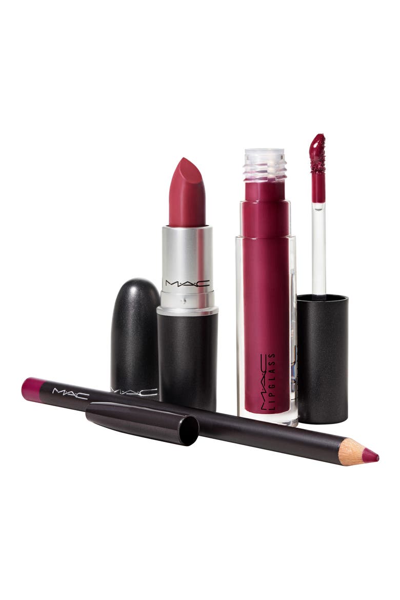 MAC Firework Lip It Lip Kit, Alternate, color, BERRY