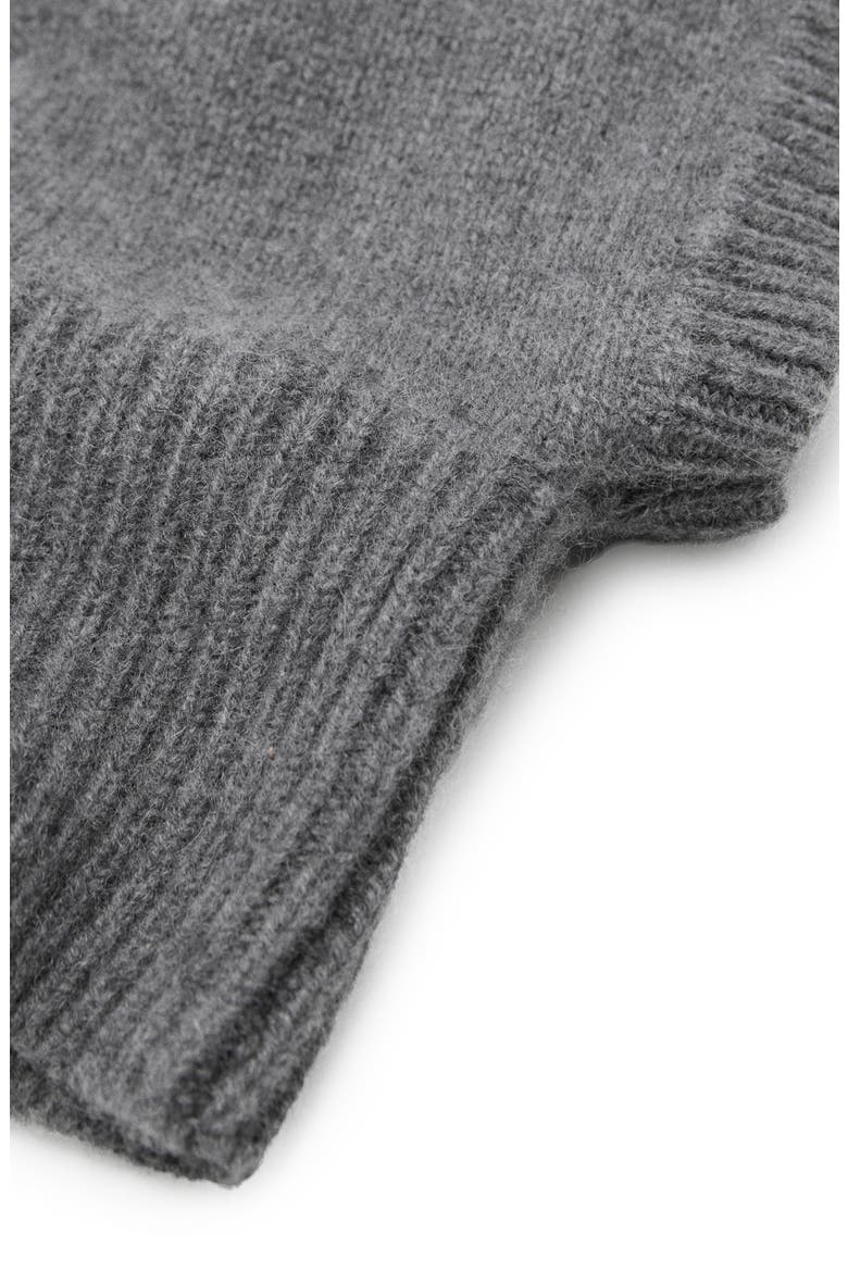 Selection Wool & Cashmere Blend Balaclava, Alternate, color, DARK HEATHER GREY