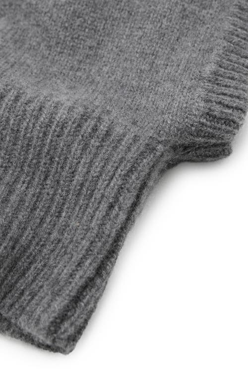 Mango Wool & Cashmere Blend Balaclava In Gray