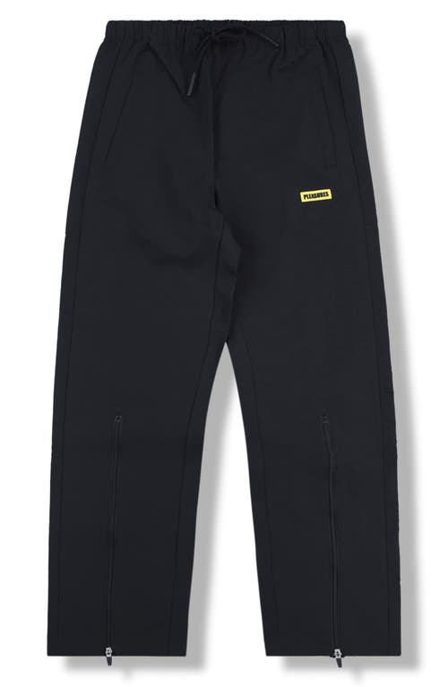 Pleasures Gaze Regular Fit Track Pants In Black