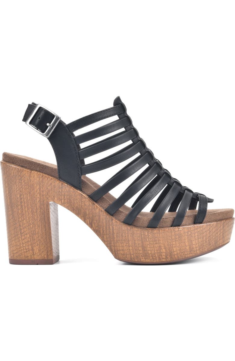 White Mountain Footwear Astonish Platform Block Heel Sandal, Alternate, color,