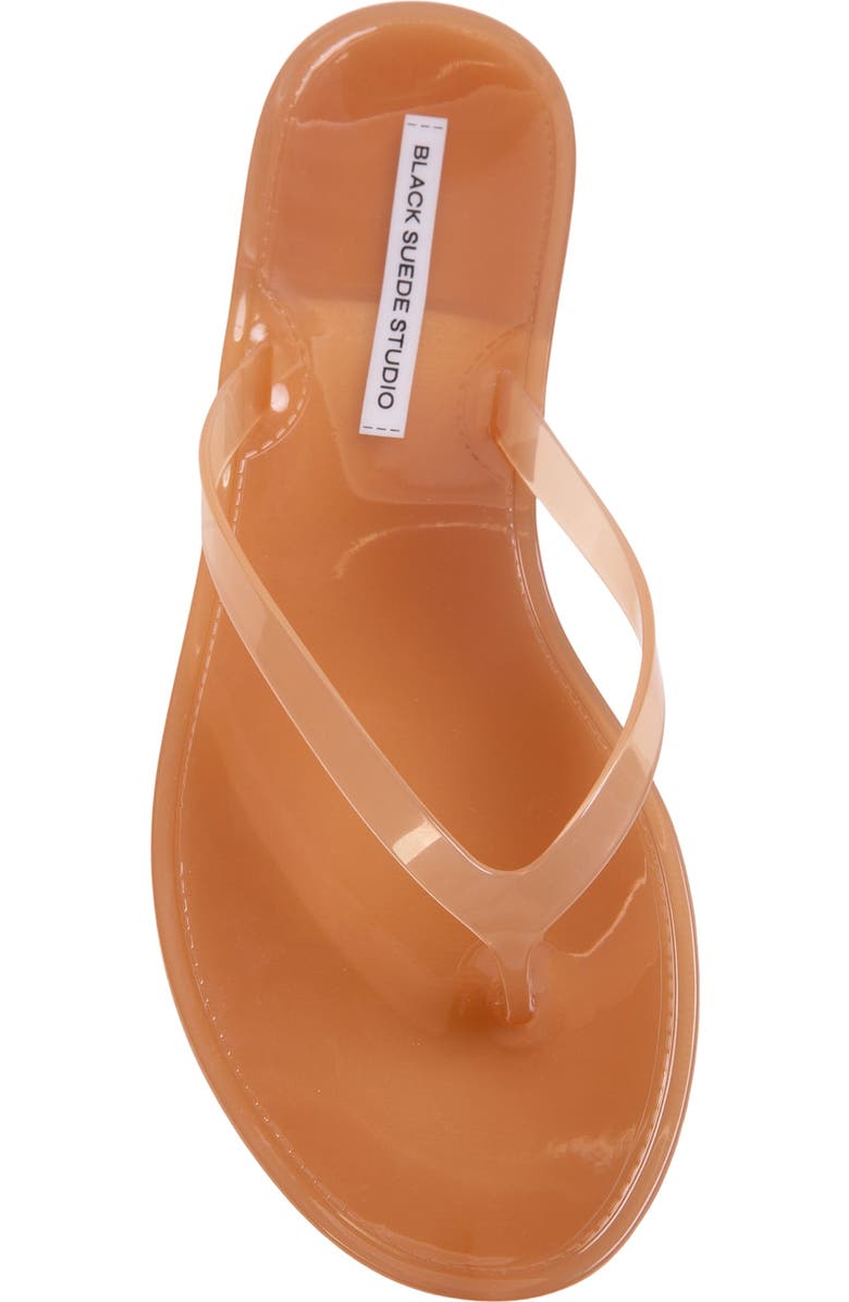 BLACK SUEDE STUDIO Crystal Sandal, Alternate, color, Terracotta Pvc