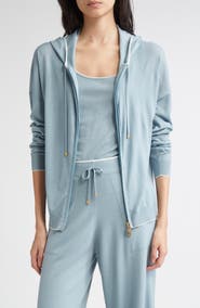 Eleventy Merino Wool Zip Hoodie