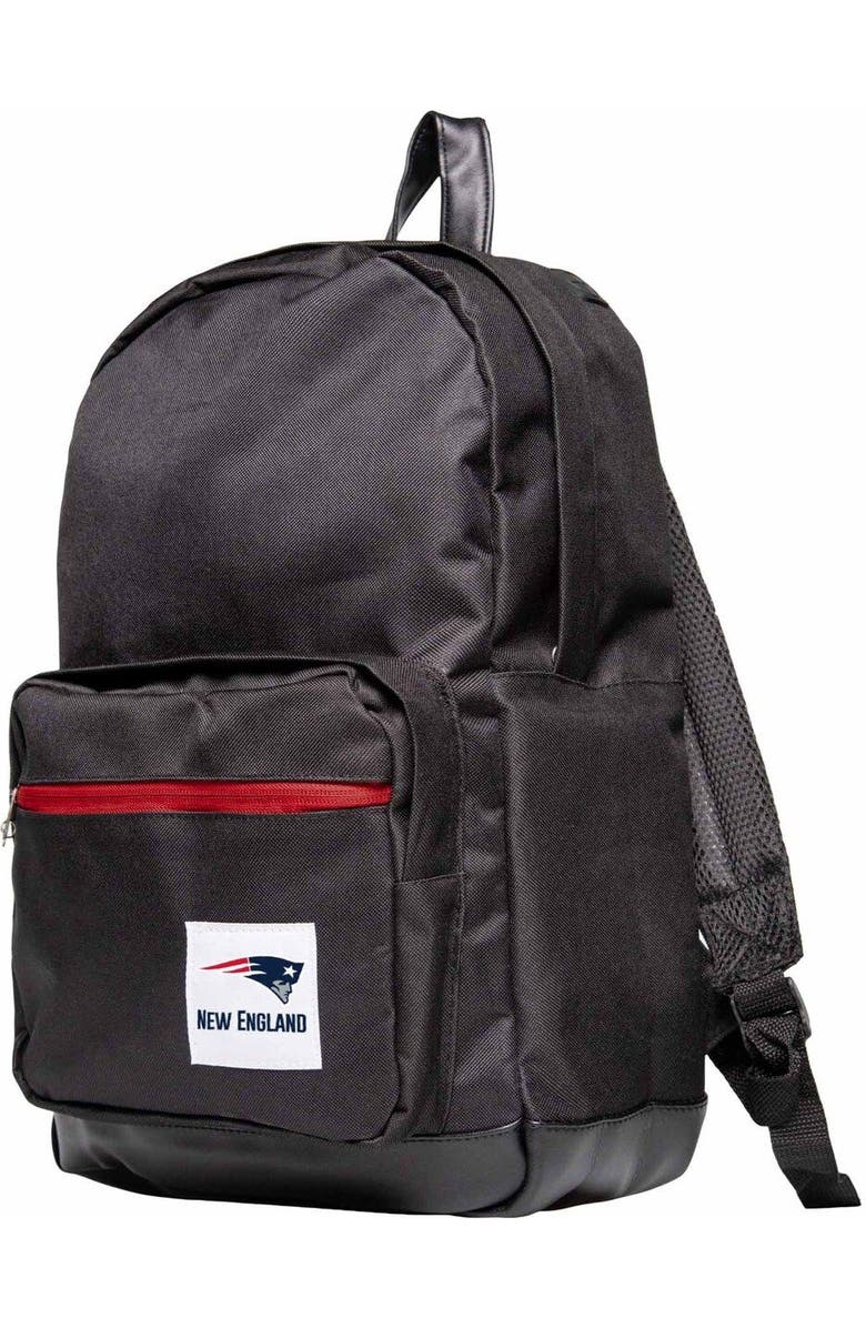 FOCO Black New England Patriots Collection Backpack, Main, color,