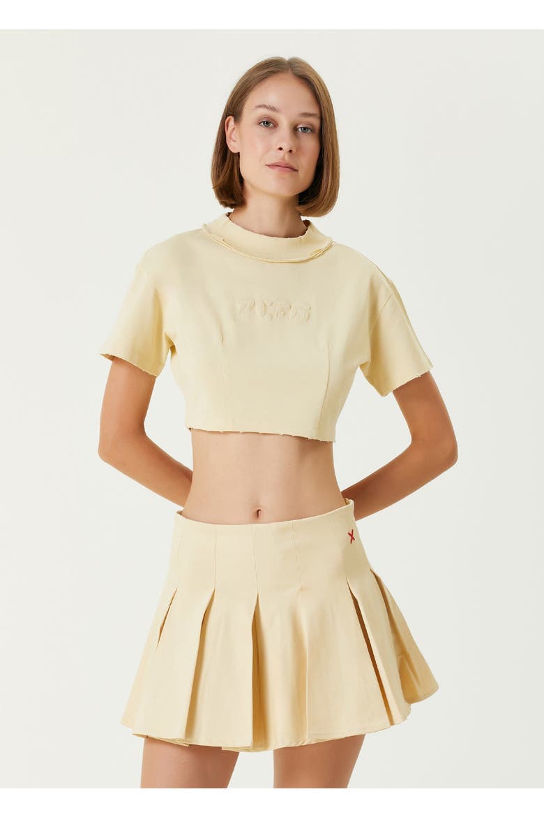Cotton Destroyed Crop Tee, Alternate, color, Chino Green