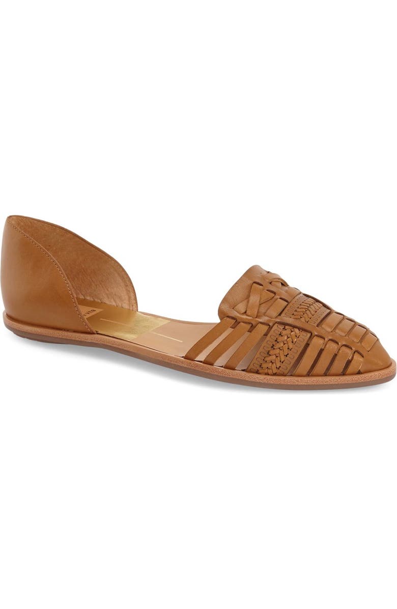 Dolce Vita 'Lucilla' Woven Pointy Toe Flat, Main, color,