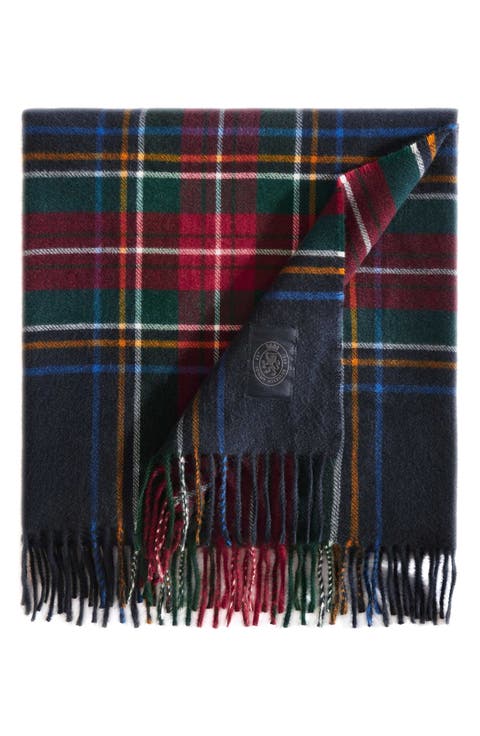 Devon Tartan Microfiber Throw Blanket