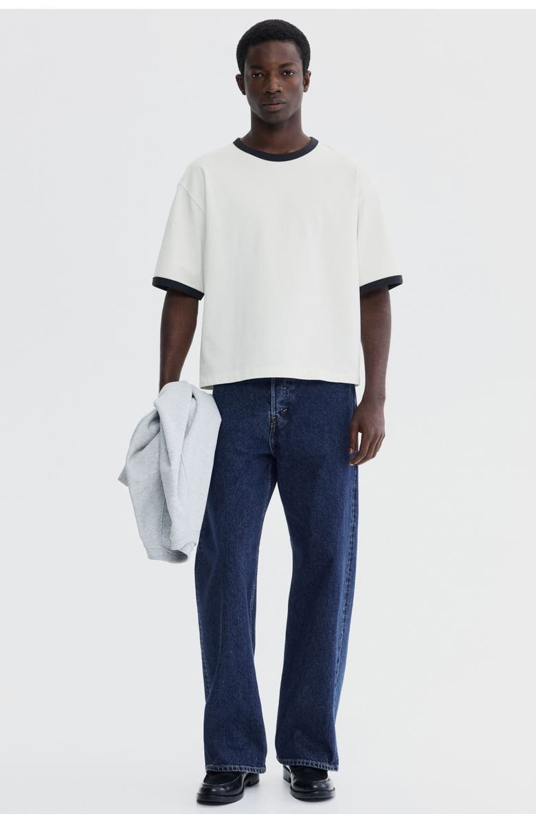 H&M Loose-fit boxy t-shirt, Alternate, color, White