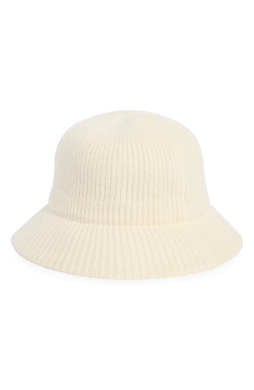 Nine West Rib Knit Cloche Chenille Cloche In Neutral