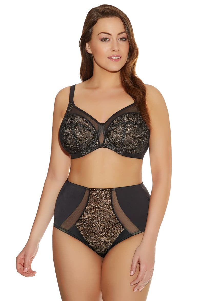 Raquel Underwire Bra, Alternate, color, BLACK