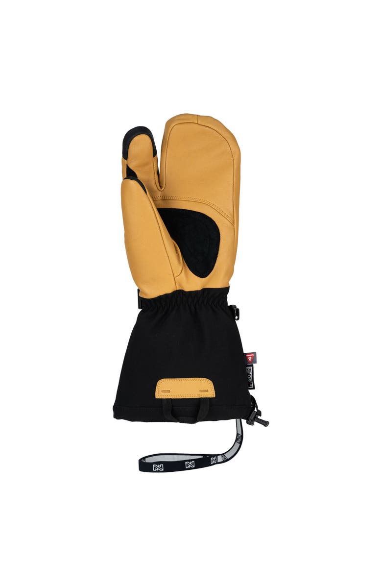 Mobile Warming Alta Hybrid Waterproof Heated Snow Mitten, Alternate, color, Tan