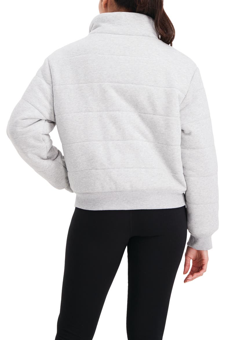 Reverse Weave® Quilted Puffer Jacket, Alternate, color, OXFORD GRA