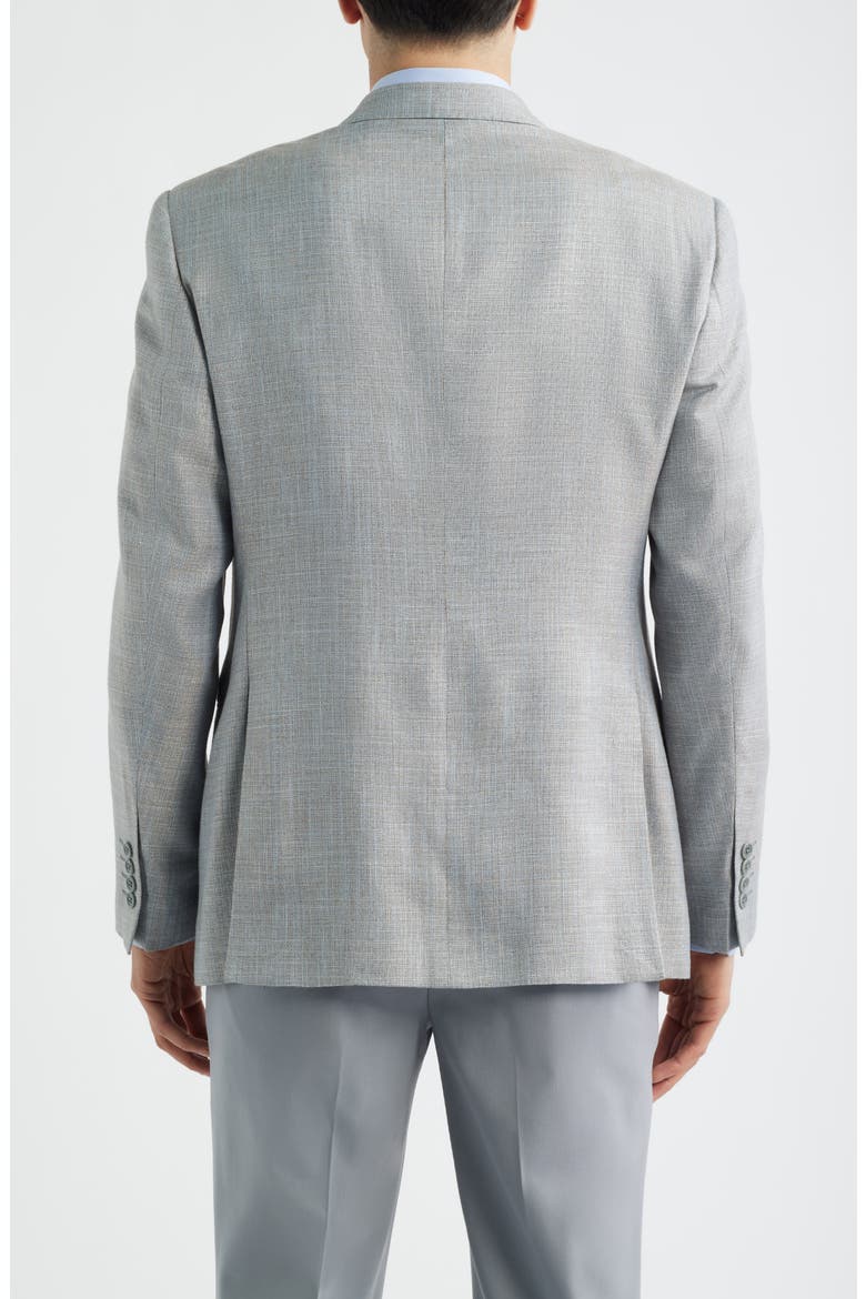 Textured Grey Mélange Sport Coat, Alternate, color, GREY
