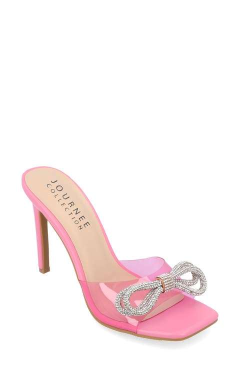 Fenella Embellished Clear Strap Stiletto Sandal (Women)