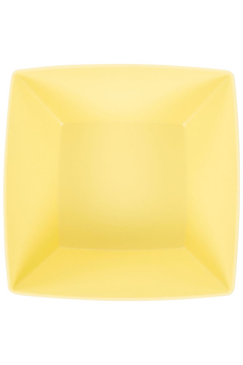Crock Melamine Bowl, Alternate, color, Pale Lemon