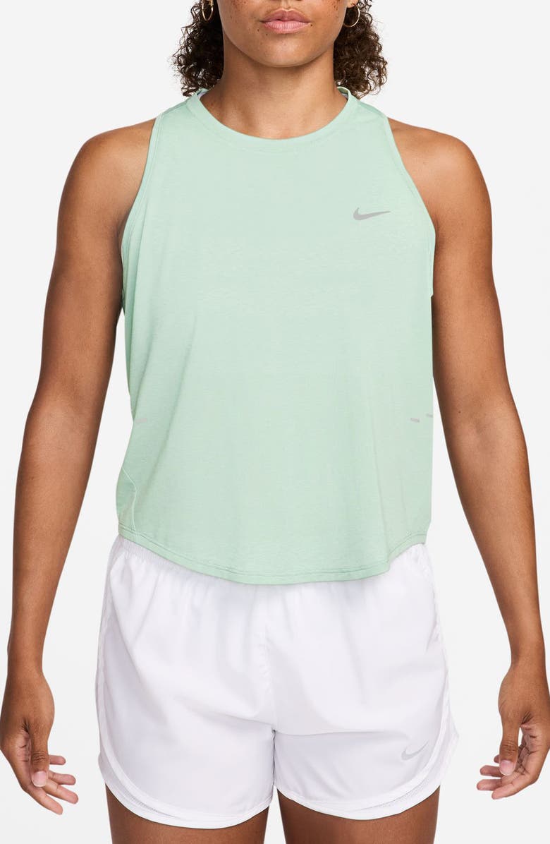 Nike Swift Breathe Dri-FIT Running Tank Top, Main, color, Barely Green/ Photon Dust