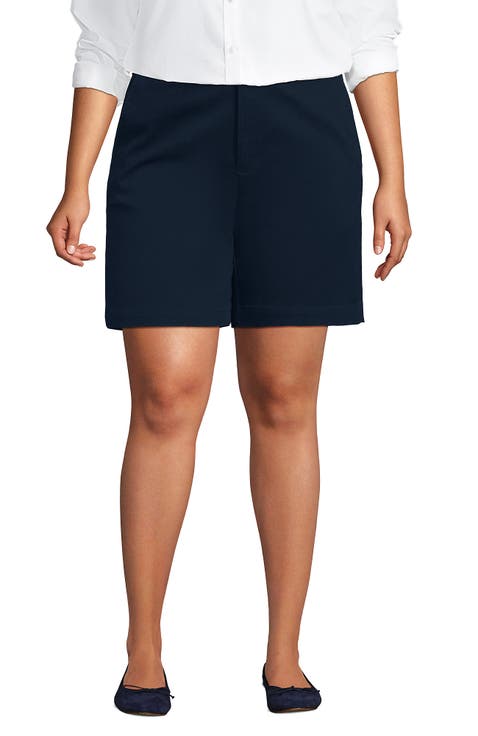 Plus Size Classic 7" Chino Shorts