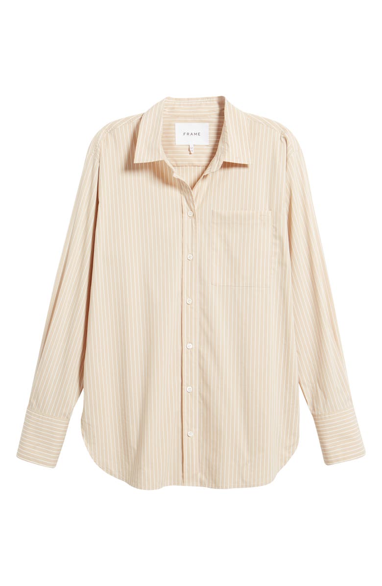 FRAME The Oversize Pinstripe Shirt, Alternate, color, 