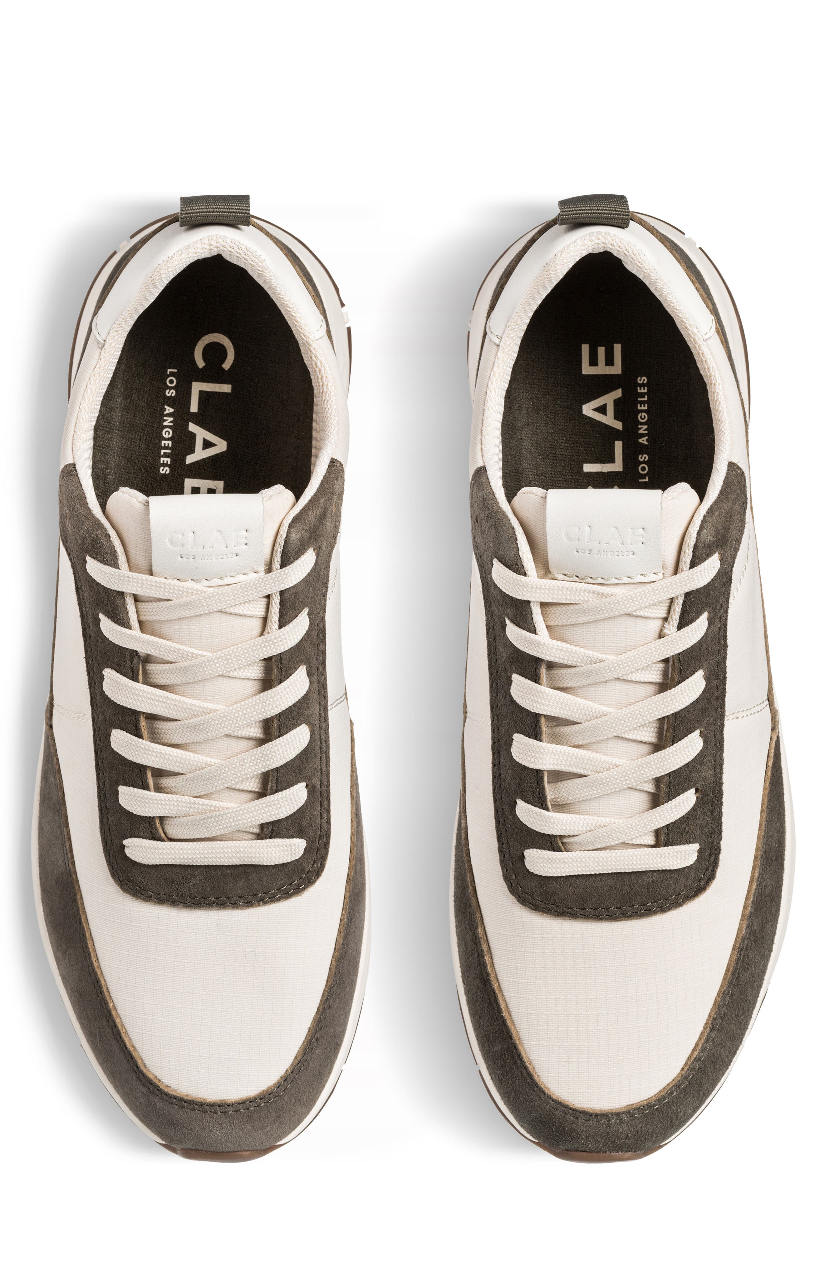 CLAE Owens Sneaker, Alternate, color, Olive Off White