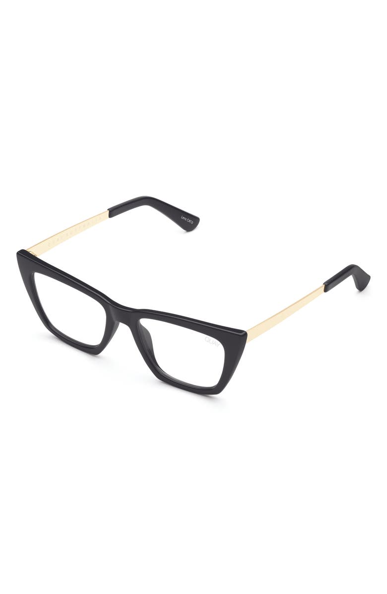 QUAY Don't At Me 53mm Blue Light Blocking Glasses, Alternate, color,