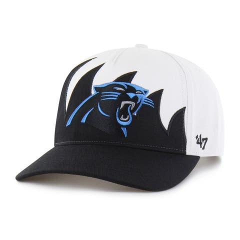 Men's '47 White Carolina Panthers Jagged Hitch Adjustable Hat
