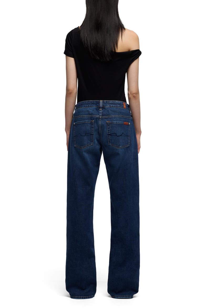 Low Rise Relaxed Straight Leg Jeans, Alternate, color, INDIGLOW