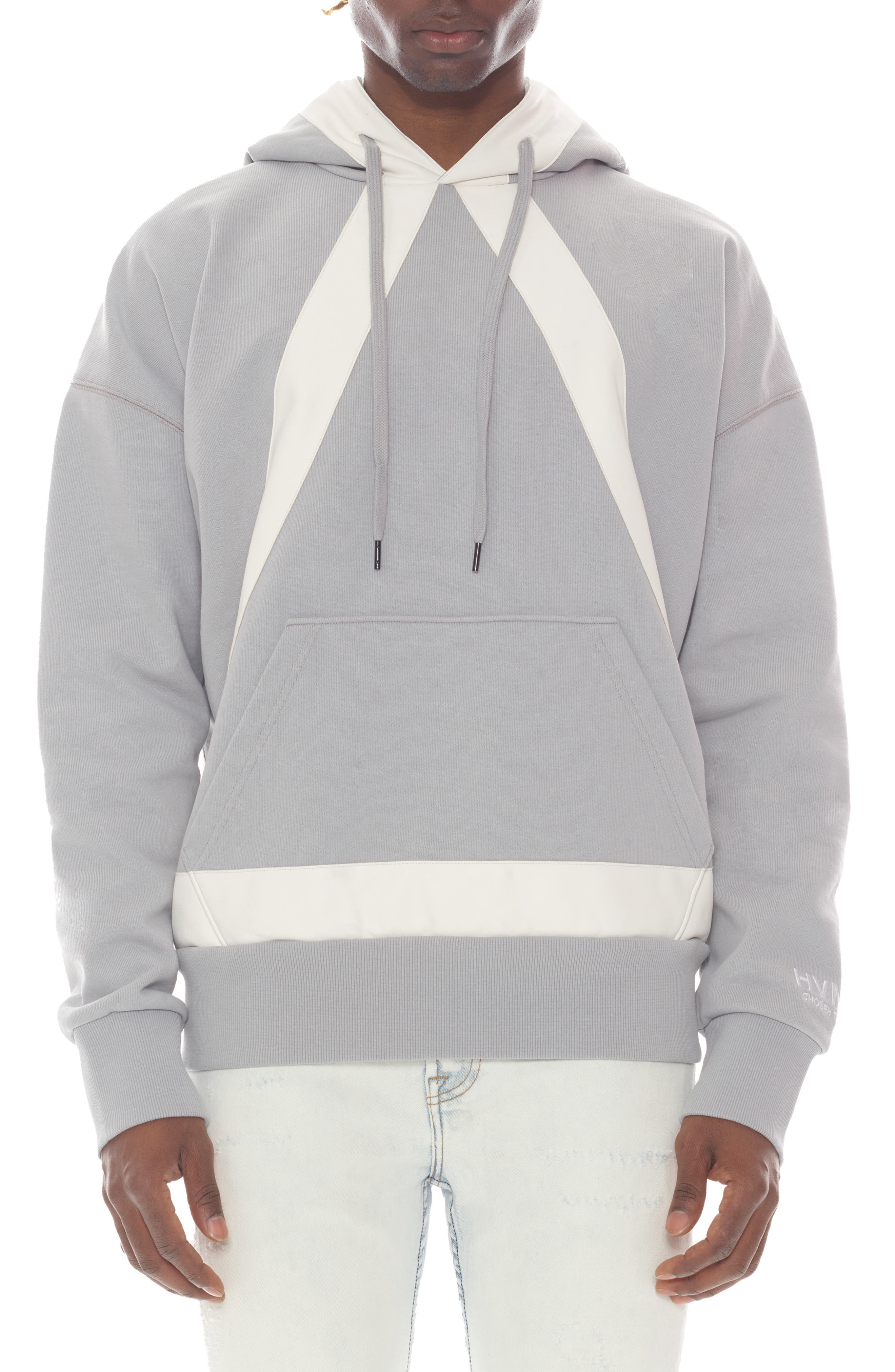 HVMAN Taped Cotton Hoodie