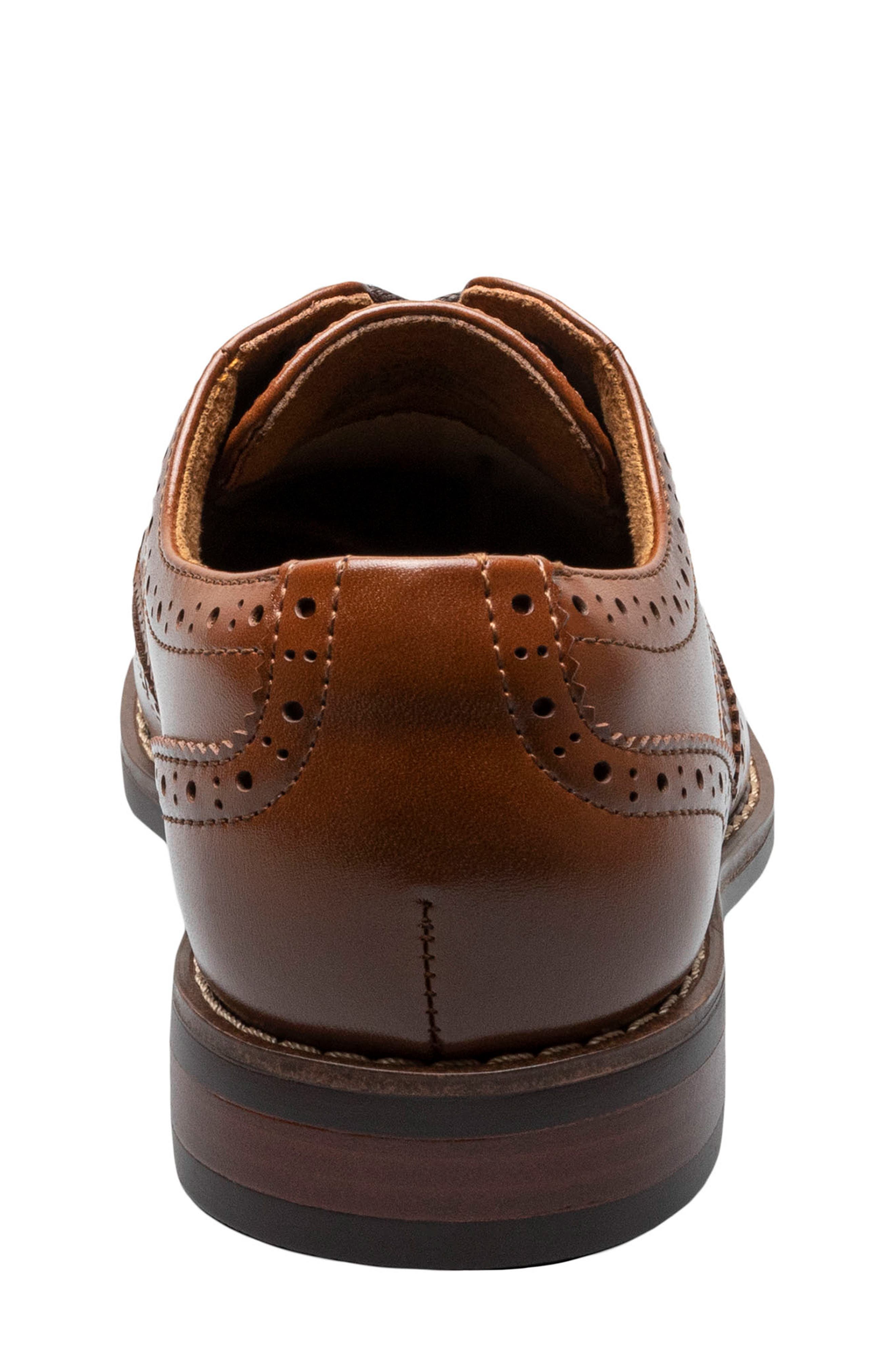 Florsheim Kids' Rucci Wingtip Blucher, Alternate, color, Cognac