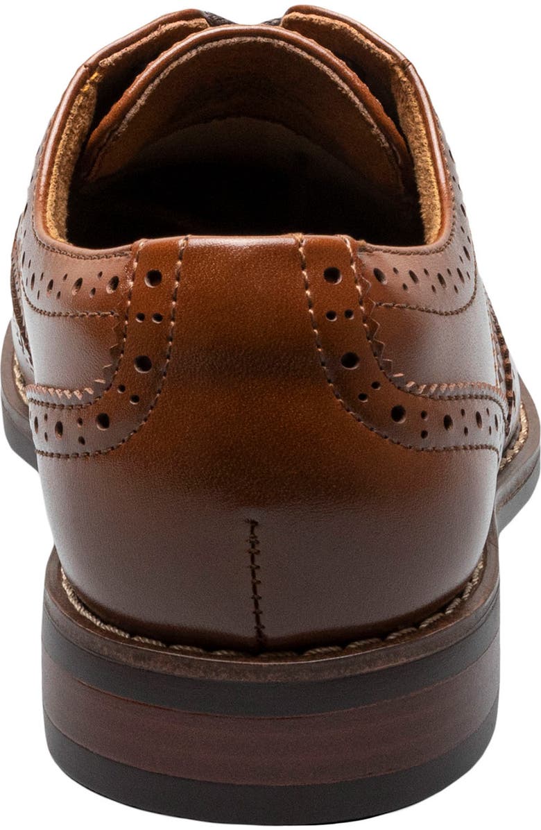 Florsheim Kids' Rucci Wingtip Blucher, Alternate, color, Cognac