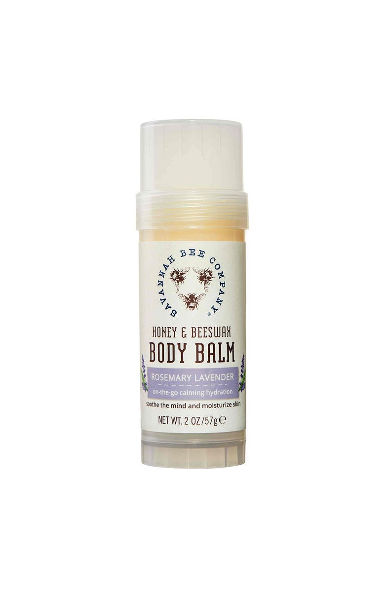 SAVANNAH BEE COMPANY Honey and Beeswax Body Balm - Rosemary Lavender 2oz, Main, color, NO COLOR