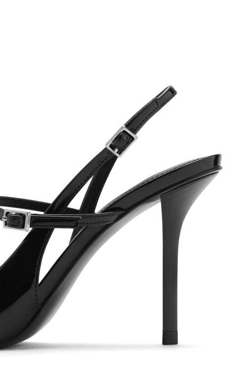 Mango Noom Slingback Pointed Toe Pump In Black