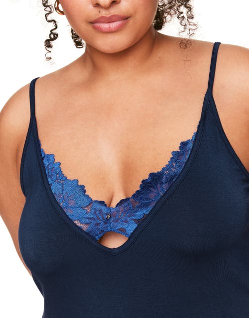 Shop Adore Me Arlene Slip In Dark Blue