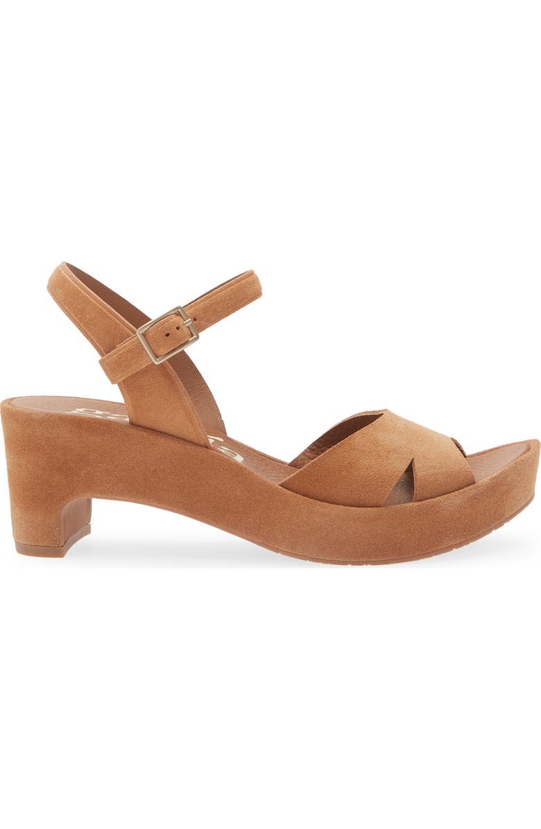 Pedro Garcia <p>Dido Suede Ankle Strap Sandal (Women)</p>, Alternate, color, Adobe Castoro