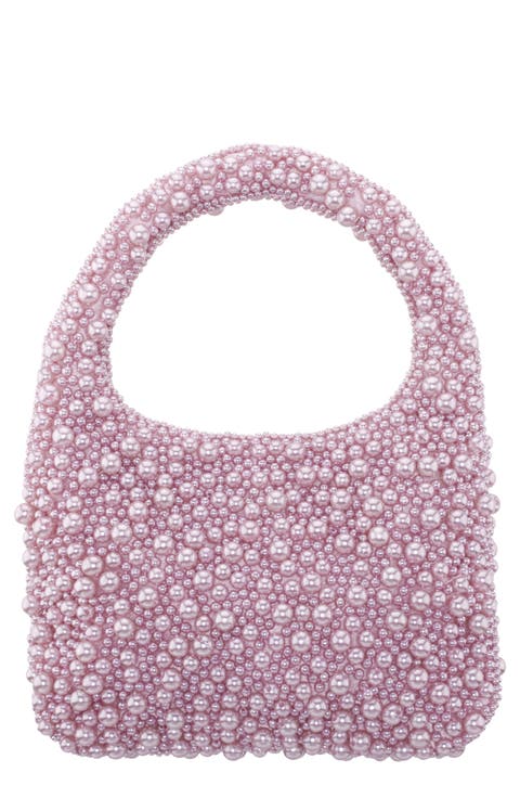 Zariah Bubble Bead Top Handle Bag