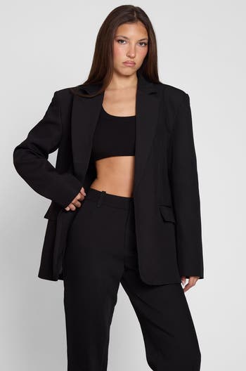 Classic Column Oversized Blazer