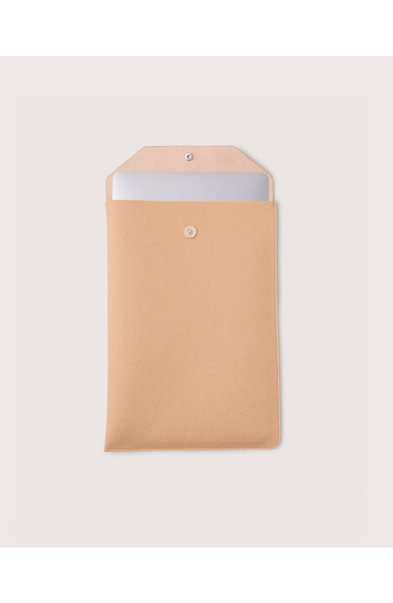 Graf Lantz Merino Wool 14" Laptop Computer Sleeve, Alternate, color, Latte