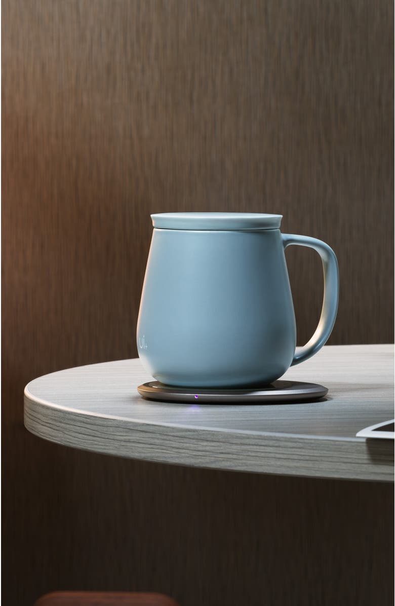 OHOM INC Ui+ Self-heating Mug Set, Alternate, color, Moonmist Blue