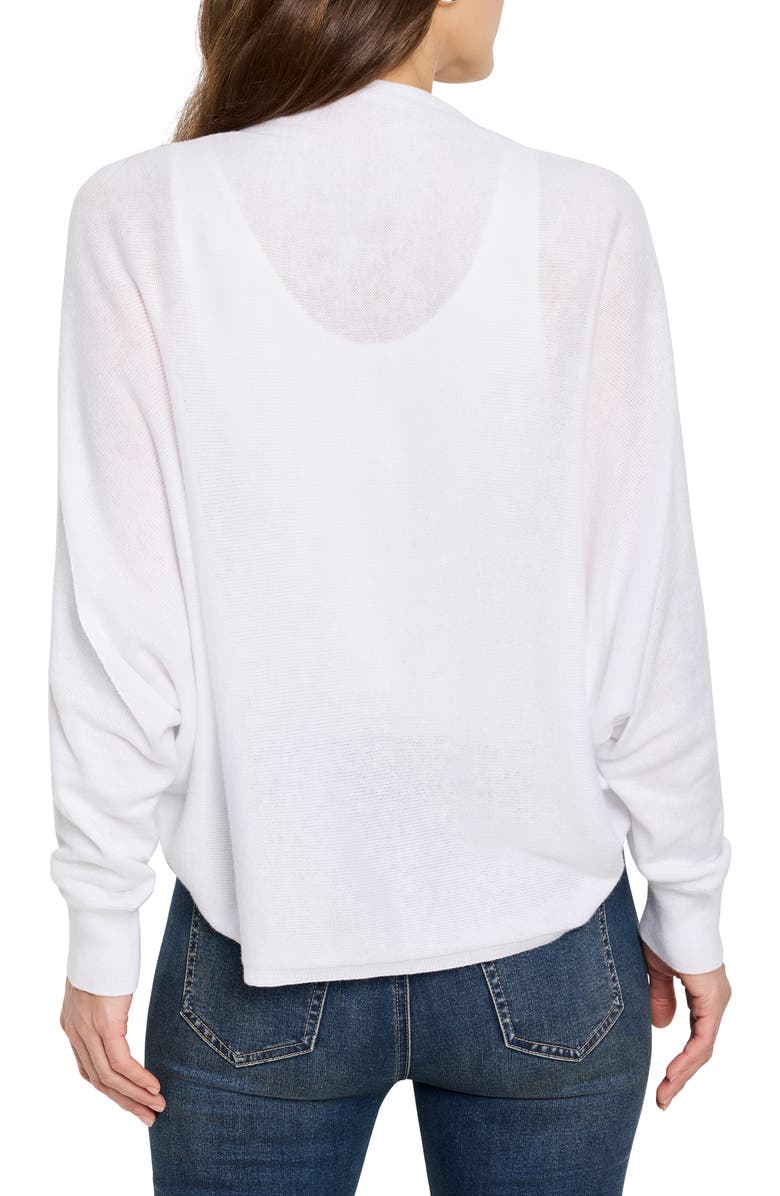NIC+ZOE Cotton Blend Shrug Cardigan, Alternate, color, Paper White