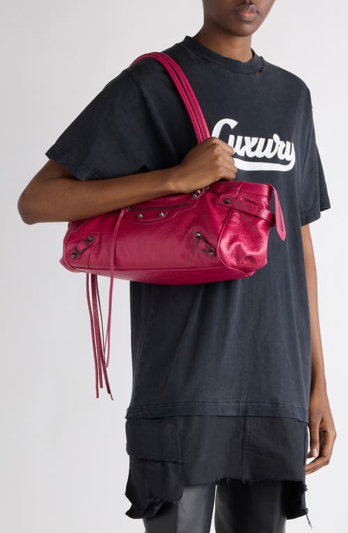 Balenciaga Fuchsia Le City Shoulder Bag