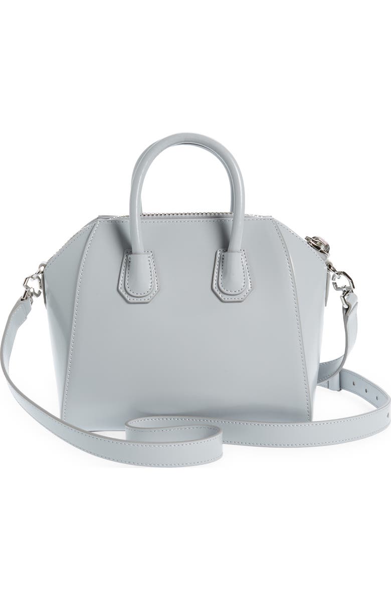 Givenchy Mini Antigona Leather Satchel, Alternate, color,