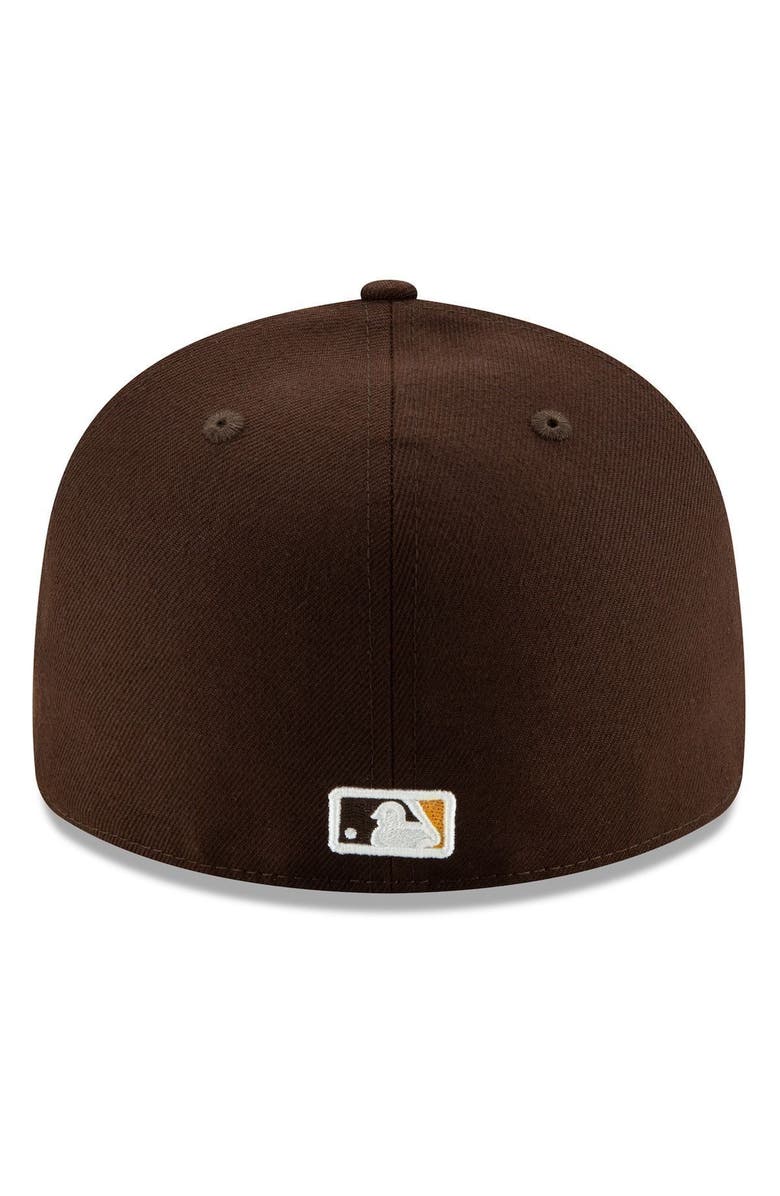 New Era Men's New Era Brown San Diego Padres Authentic Collection On-Field Low Profile 59FIFTY Fitted Hat, Alternate, color, Brown