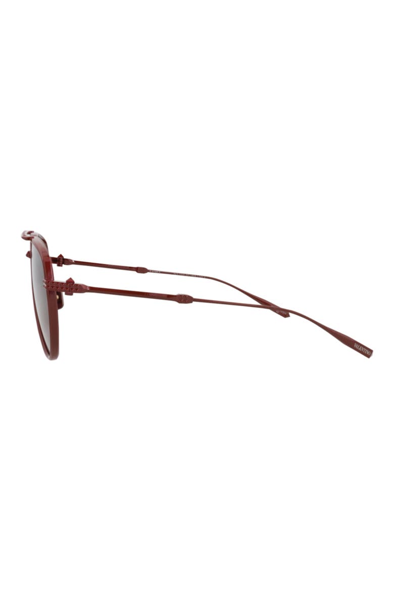 V-Stud II 59mm Aviator Sunglasses, Alternate, color, BORDEAUX BORDEAUX BORDEAUX