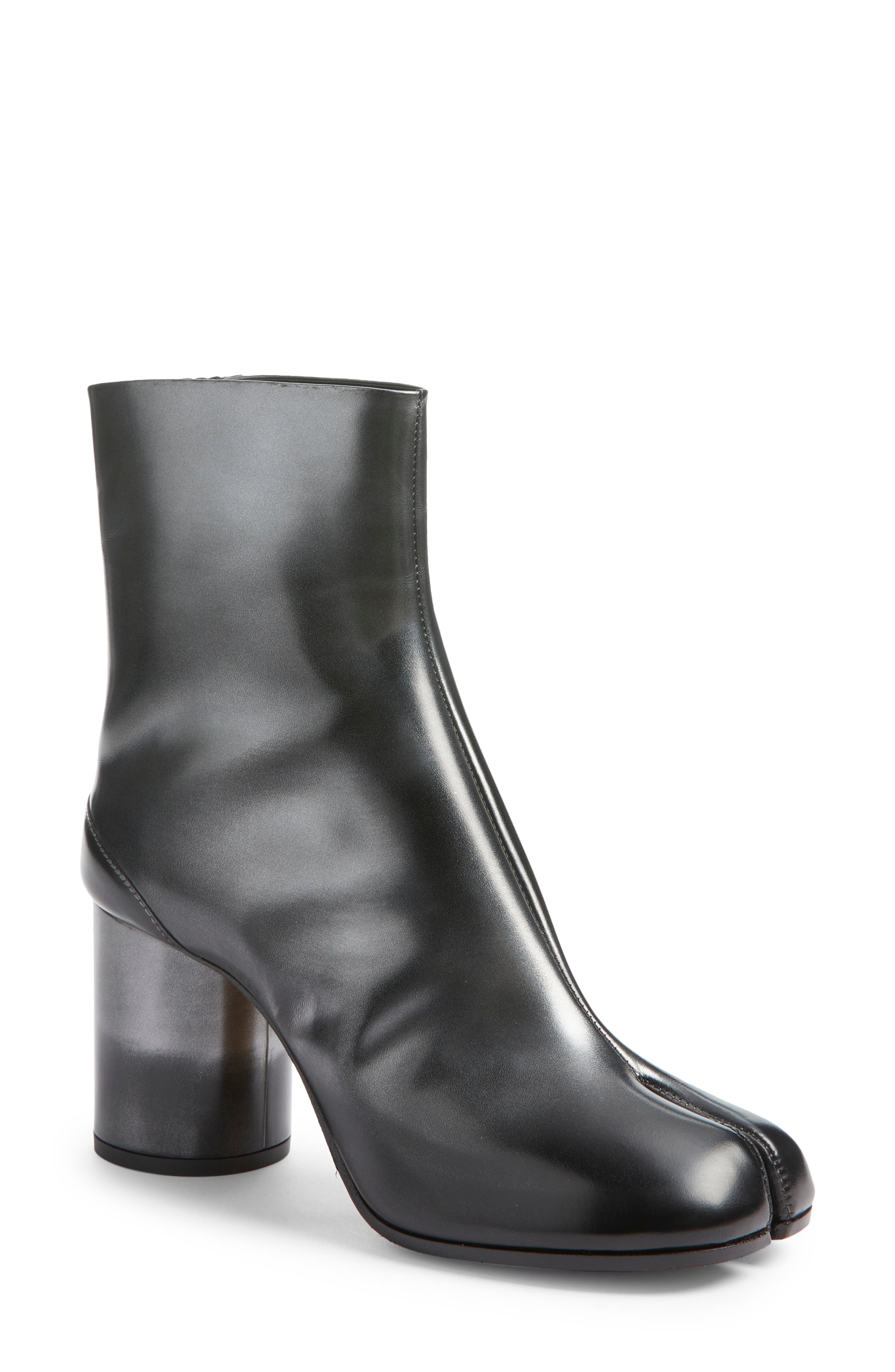 Maison Margiela Tabi Ankle Boot, Main, color, Silver/ Black